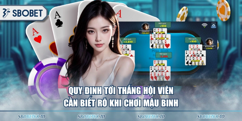Quy định tới thắng hội viên cần biết rõ khi chơi Mậu Binh