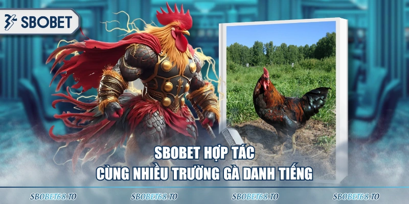 SBOBET hợp tác cùng nhiều trường gà danh tiếng